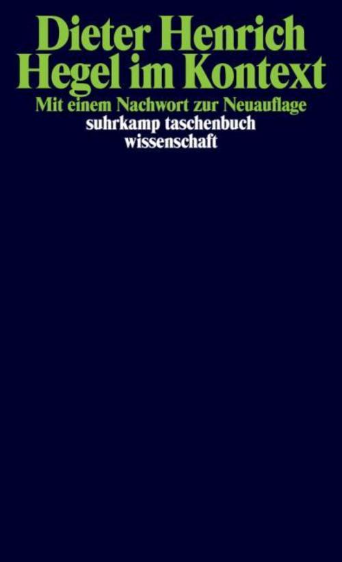 Buchcover: Hegel im Kontext