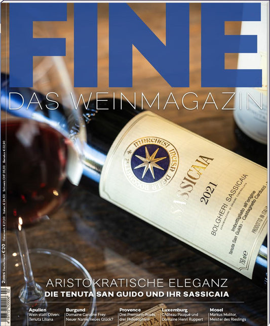 Buchcover: FINE Das Weinmagazin 02/2025