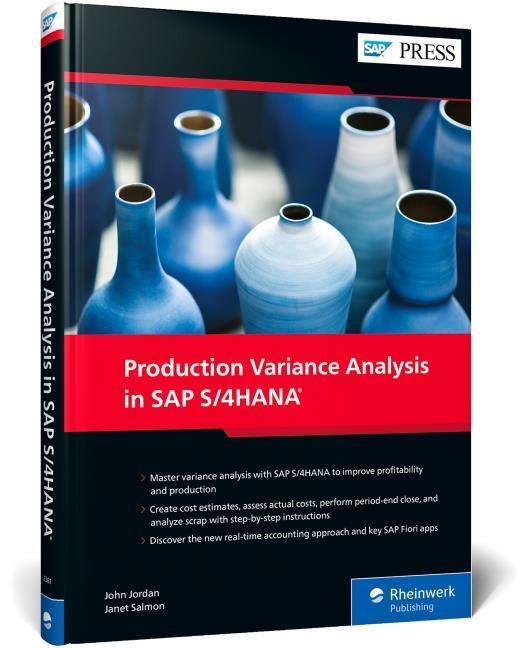 Buchcover: Production Variance Analysis in SAP S/4HANA