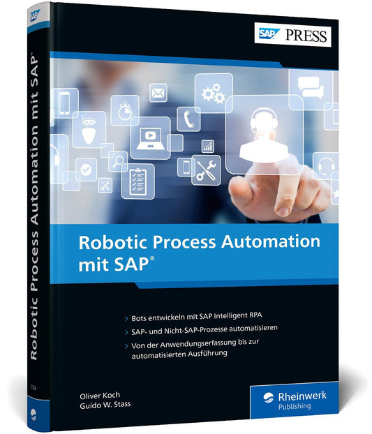 Buchcover: Robotic Process Automation mit SAP
