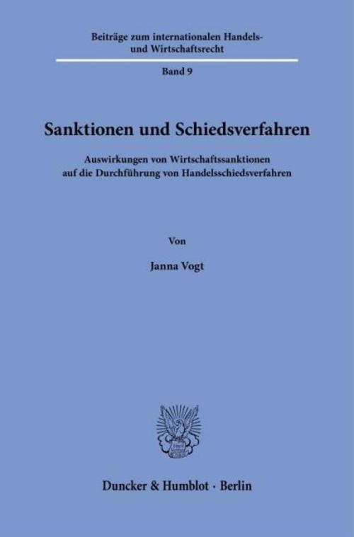 Sanktionen und Schiedsverfahren