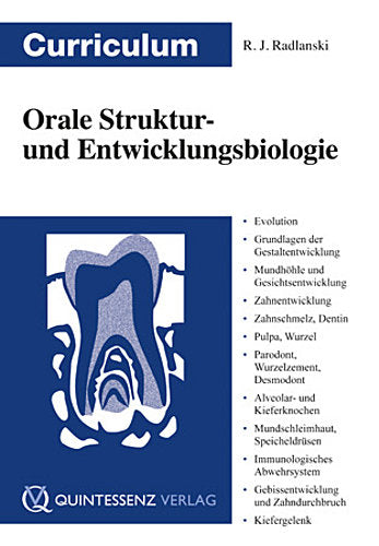 Buchcover: Orale Struktur- und Entwicklungsbiologie