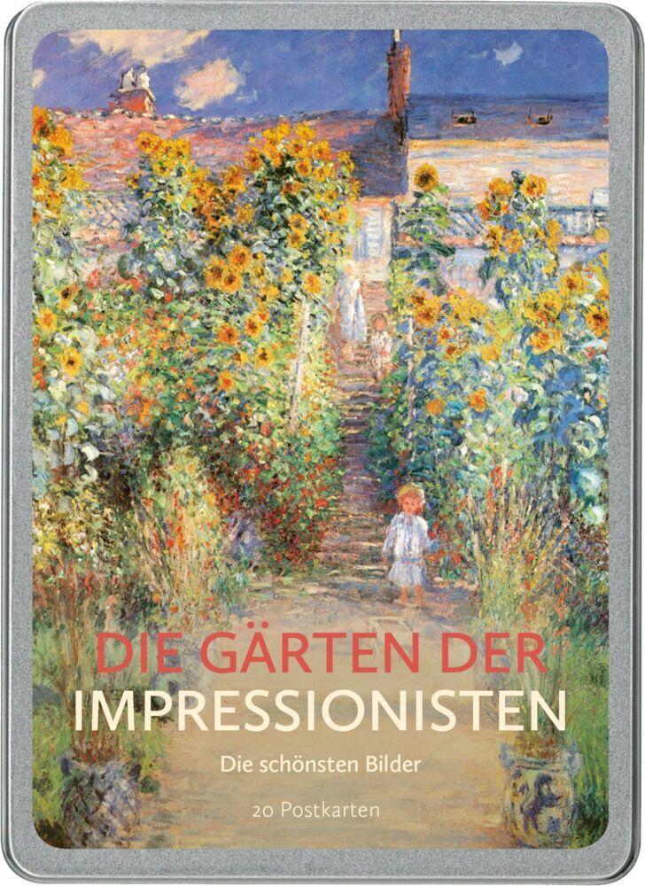 Buchcover: Die Gärten der Impressionisten Postkarten VE 20