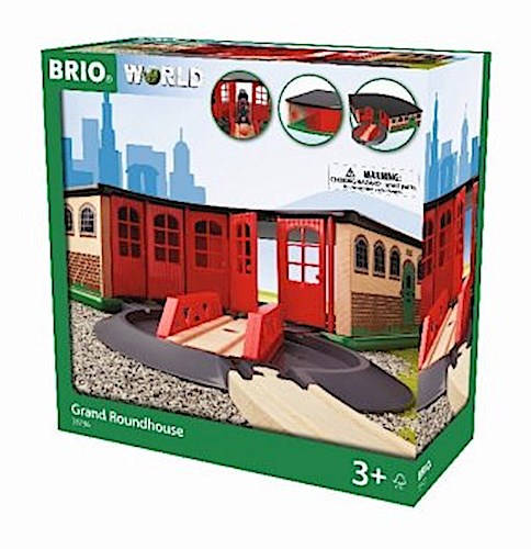BRIO World - Großer Ringlokschuppen
