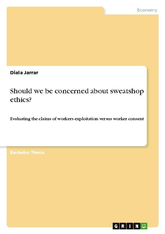 Should we be concerned about sweatshop ethics?