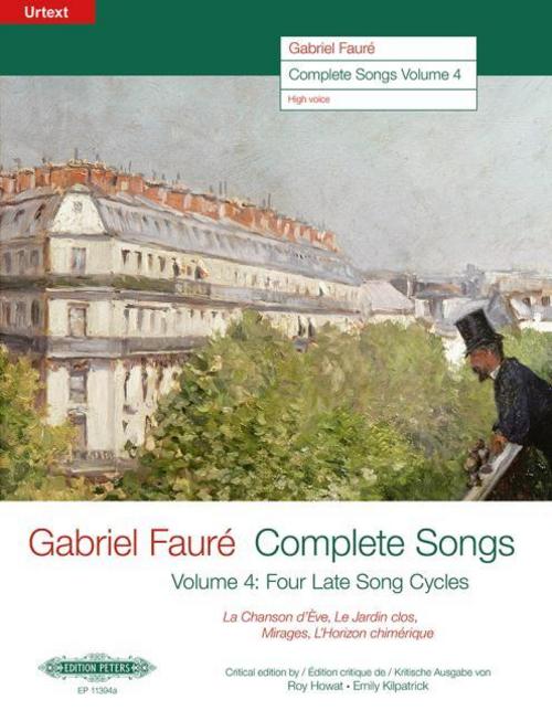 Complete Songs / Sämtliche Lieder (19061921), Band 4 -Ausgabe für Hohe Singstimme und Klavier