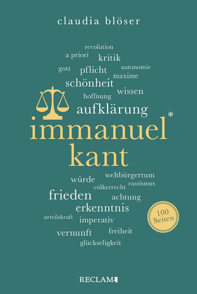Buchcover: Immanuel Kant. 100 Seiten