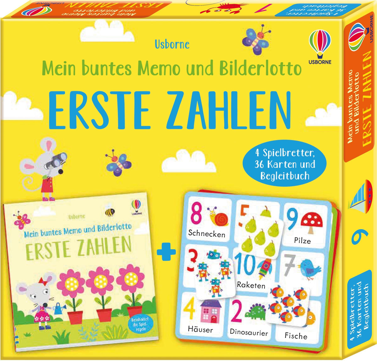 Buchcover: Mein buntes Memo und Bilderlotto: Erste Zahlen