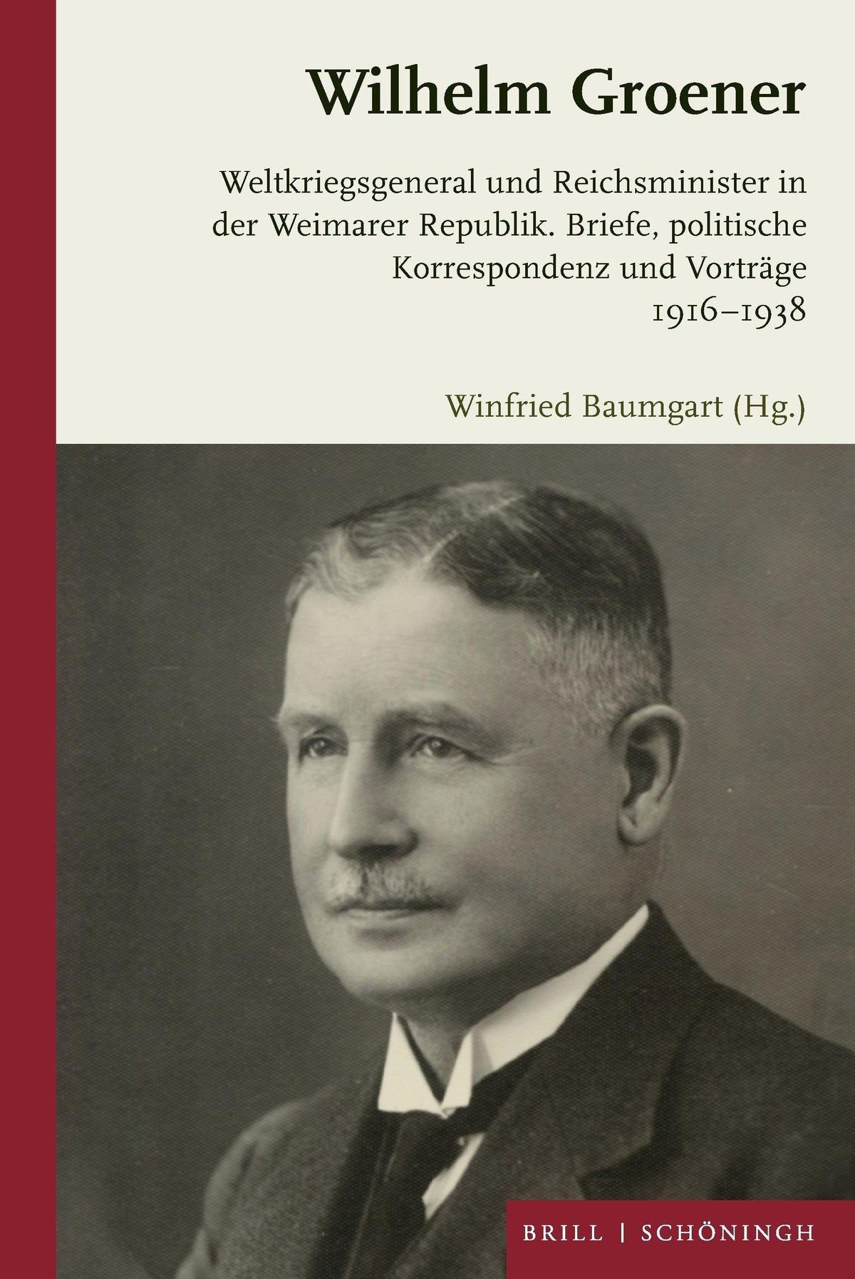 Buchcover: Wilhelm Groener