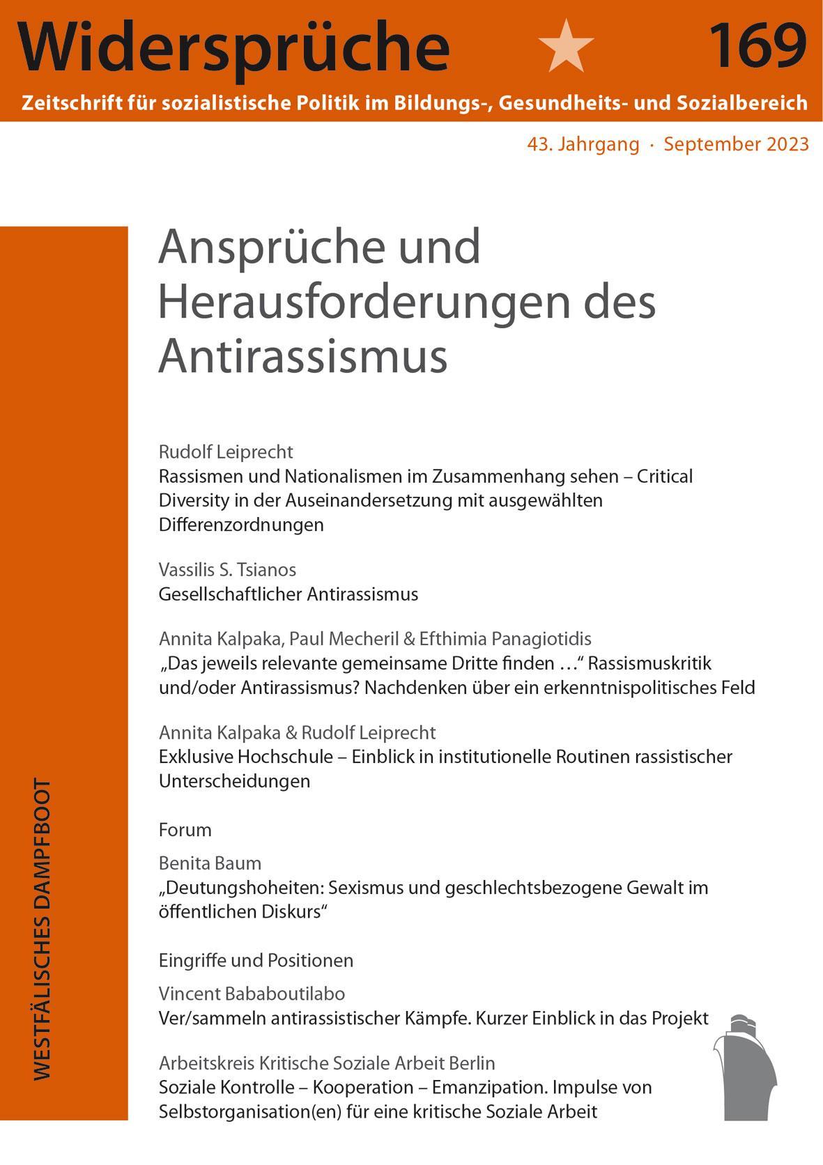 Ansprüche und Herausforderungen des Antirassismus