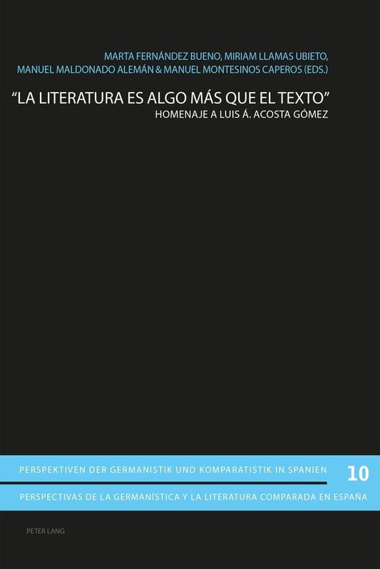 'La literatura es algo más que el texto'