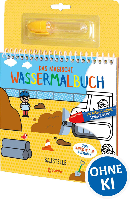 Das magische Wassermalbuch - Baustelle