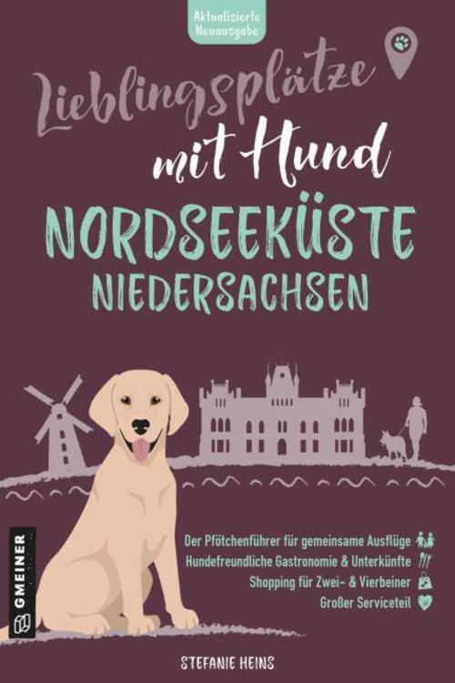 Buchcover: Lieblingsplätze mit Hund - Nordseeküste Niedersachsen