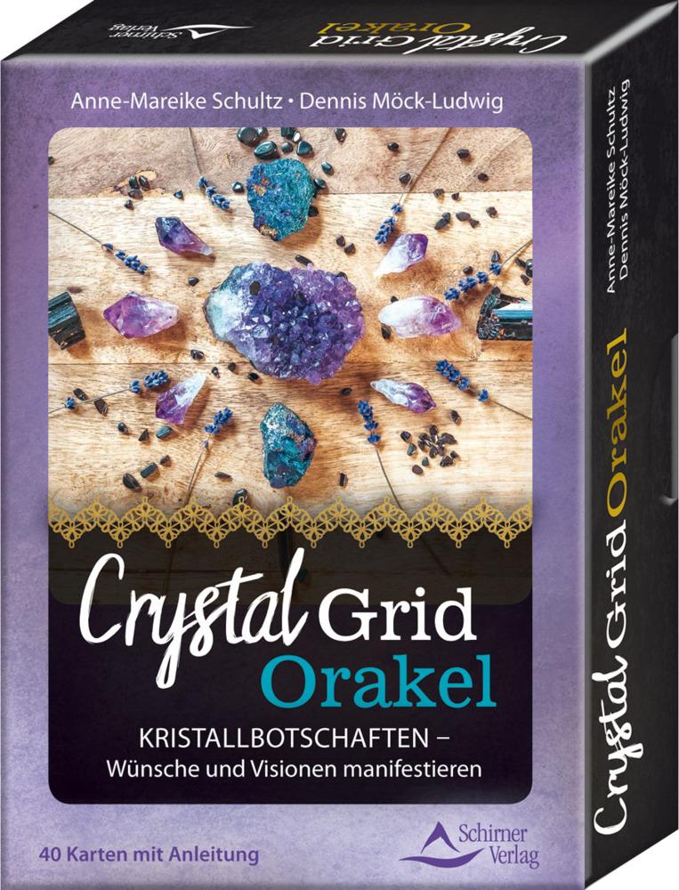 Buchcover: Crystal-Grid-Orakel - Kristallbotschaften - Wünsche und Visionen manifestieren