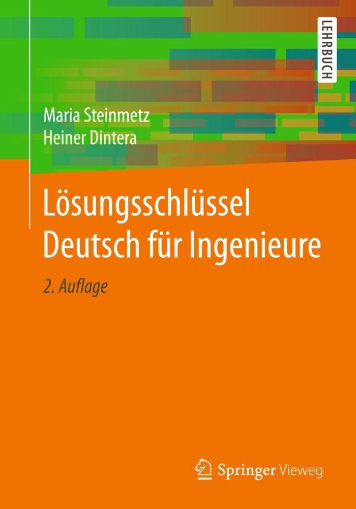 Buchcover: Lösungsschlüssel Deutsch für Ingenieure
