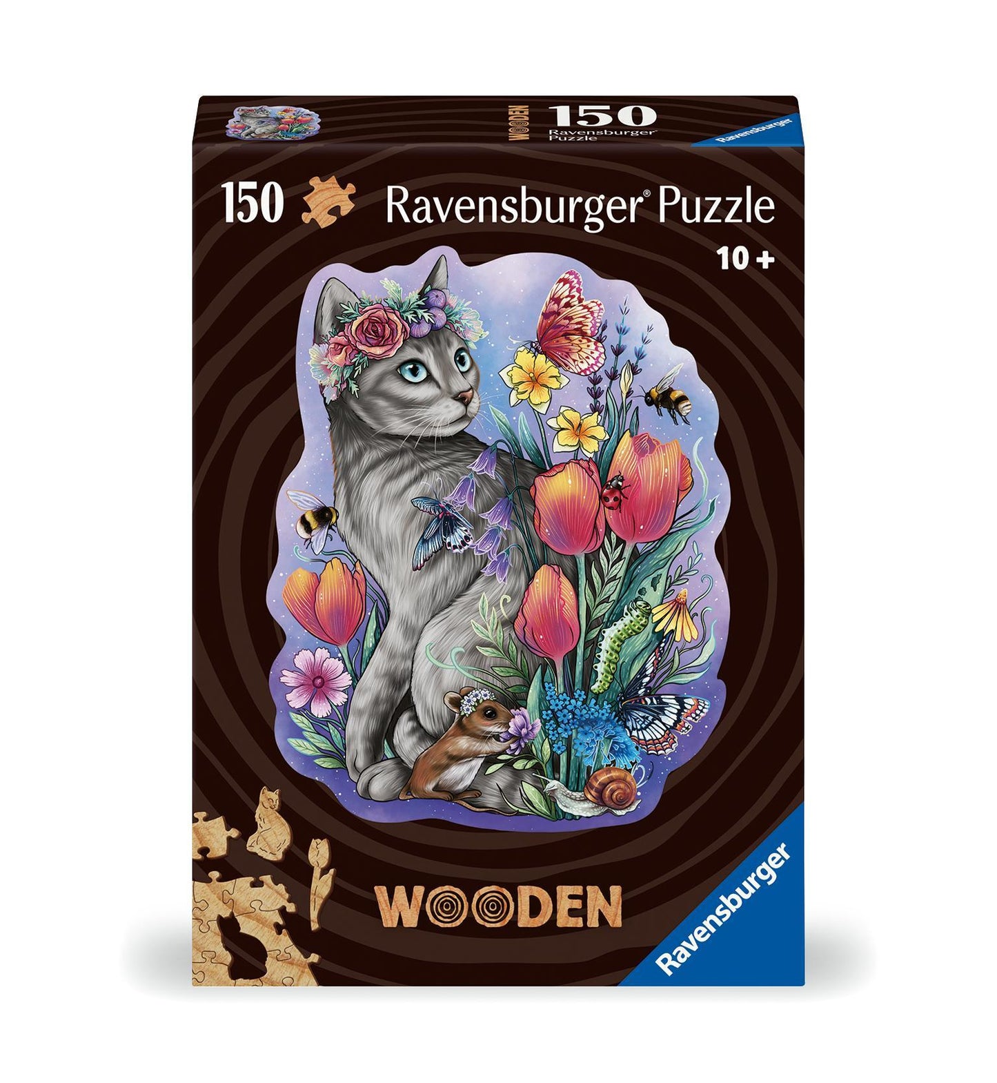WOODEN Frühlingskatze