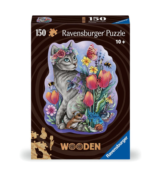 WOODEN Frühlingskatze