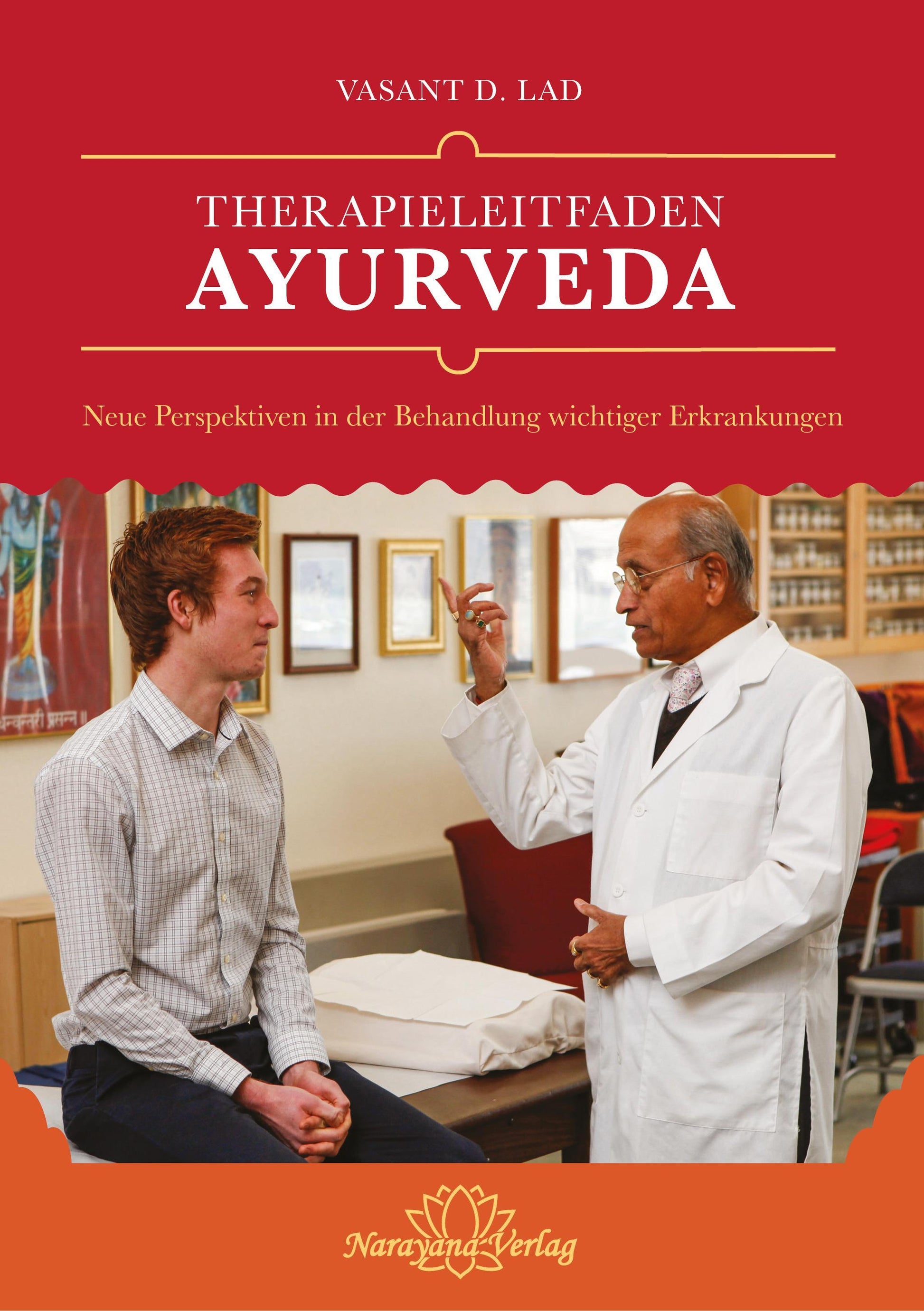Buchcover: Therapieleitfaden Ayurveda