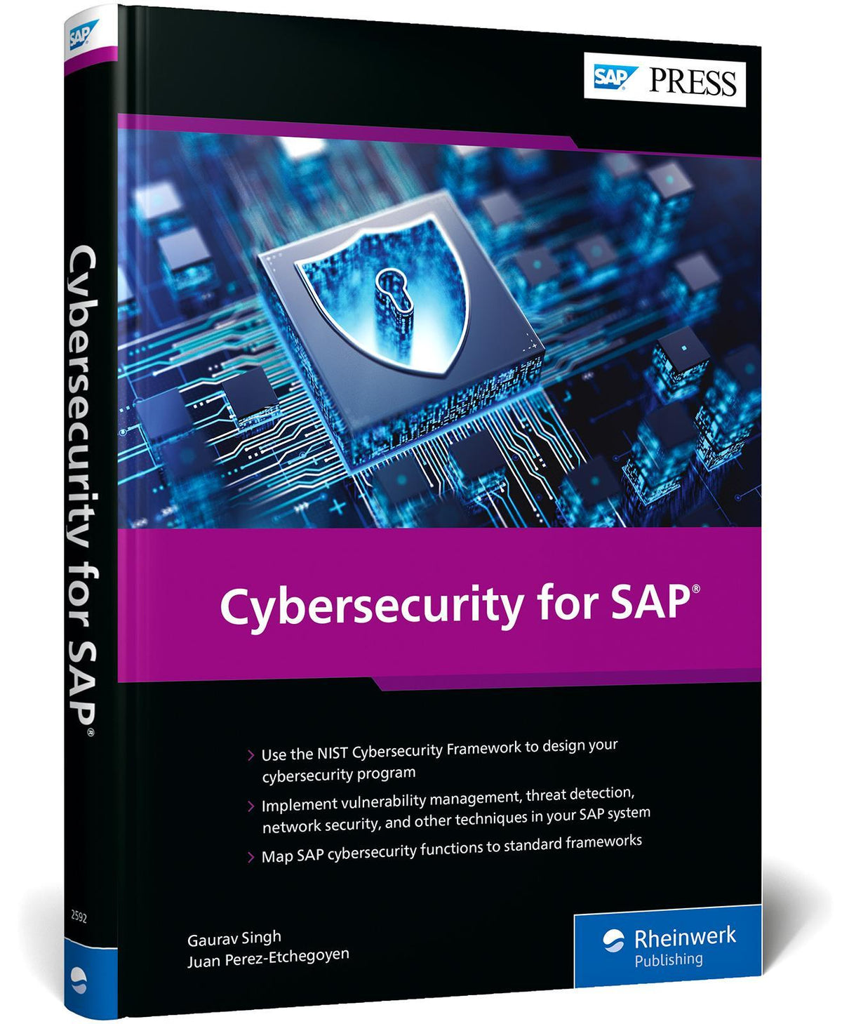 Buchcover: Cybersecurity for SAP