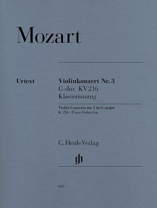 Mozart, Wolfgang Amadeus - Violin Concerto no. 3 G major K. 216