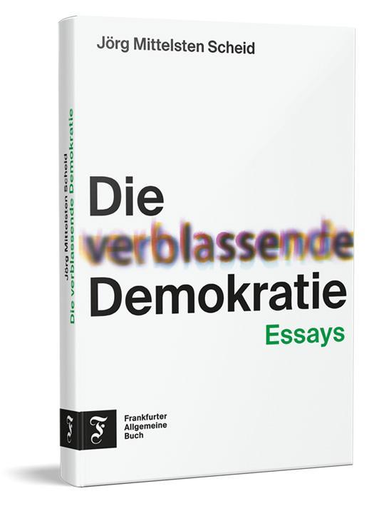 Buchcover: Die verblassende Demokratie