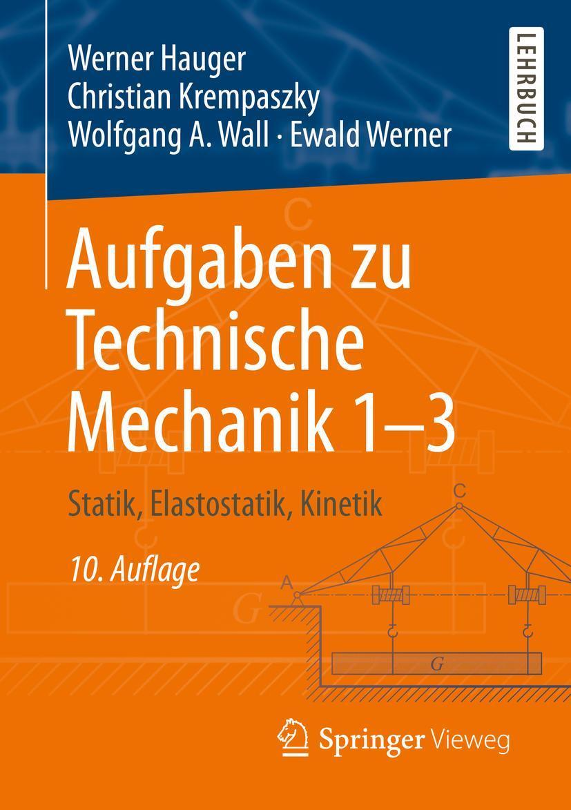Buchcover: Aufgaben zu Technische Mechanik 1-3