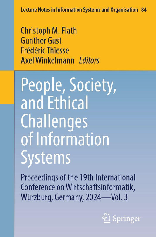 Buchcover: People, Society, and Ethical Challenges of Information Systems