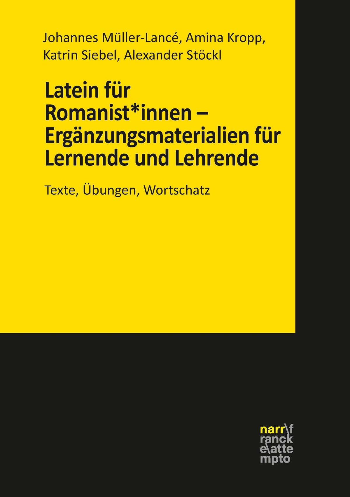 Buchcover: Latein für Romanist*innen - Ergänzungsmaterialien für Lernende und Lehrende