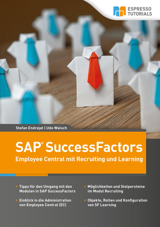 Buchcover: Schnelleinstieg SAP SuccessFactors - Employee Central mit Recruiting und Learning