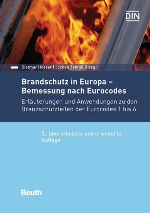 Buchcover: Brandschutz in Europa - Bemessung nach Eurocodes