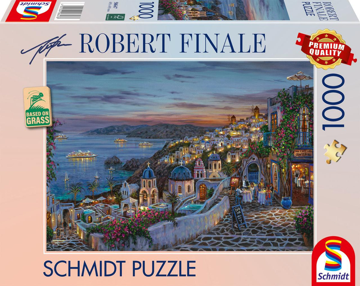 Buchcover: Santorini Sonnenuntergang