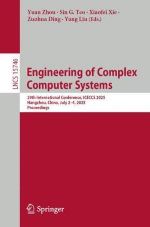 Buchcover: Engineering of Complex Computer Systems