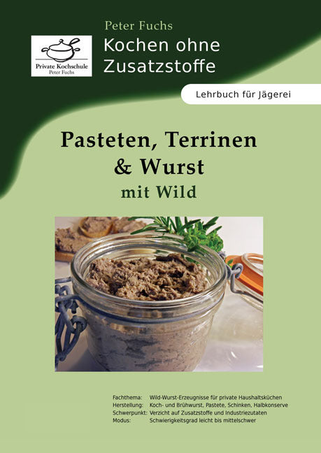 Buchcover: Pasteten, Terrinen & Wurst mit Wild