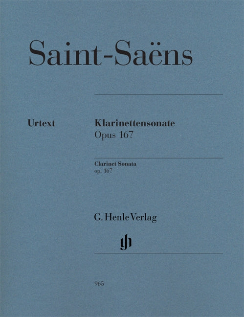 Camille Saint-Saëns - Klarinettensonate op. 167