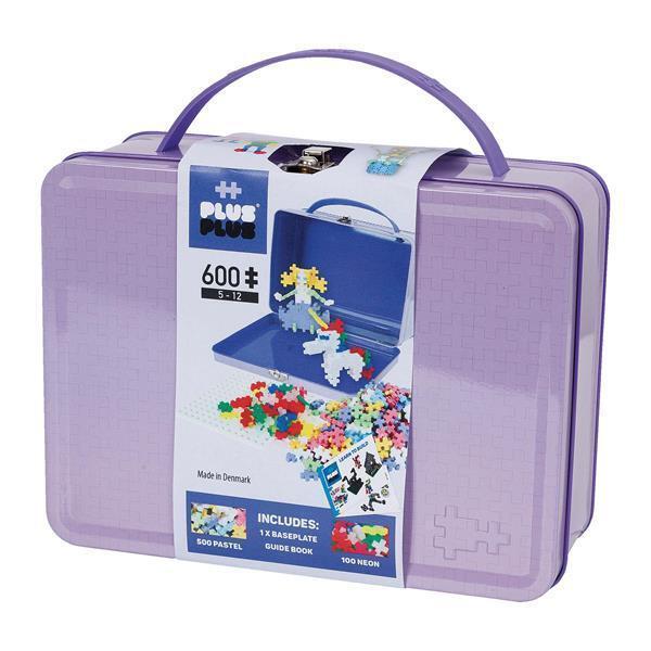 Plus-Plus 600 Kreativ Bausteine Pastell Metallbox