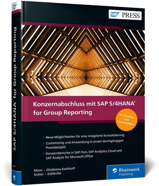 Buchcover: Konzernabschluss mit SAP S/4HANA for Group Reporting