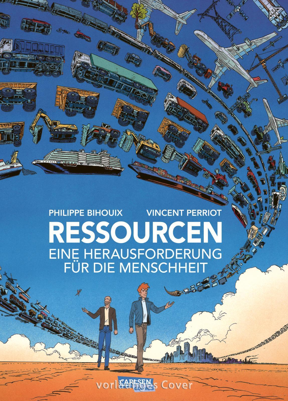 Ressourcen: Eine Herausforderung für die Menschheit | Ein spannender Comic, der mit Science-Fiction und Sachwissen die Grenzen des technologischen Fortschritts und der Ressourcennutzung hinterfragt.