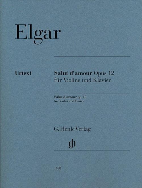 Salut d'amour op. 12 für Violine und Klavier