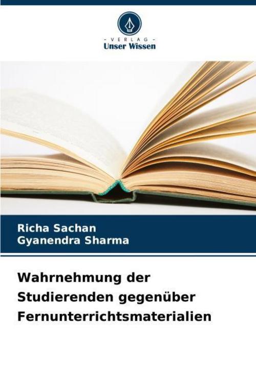 Buchcover: Wahrnehmung der Studierenden gegenüber Fernunterrichtsmaterialien