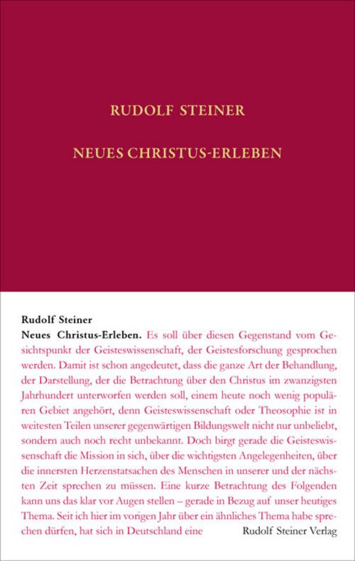 Buchcover: Neues Christus-Erleben