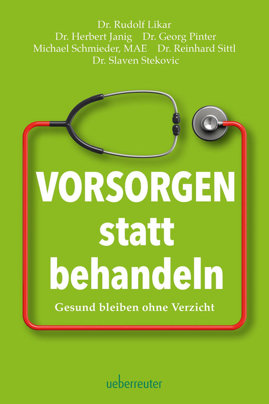 Buchcover: Vorsorgen statt behandeln