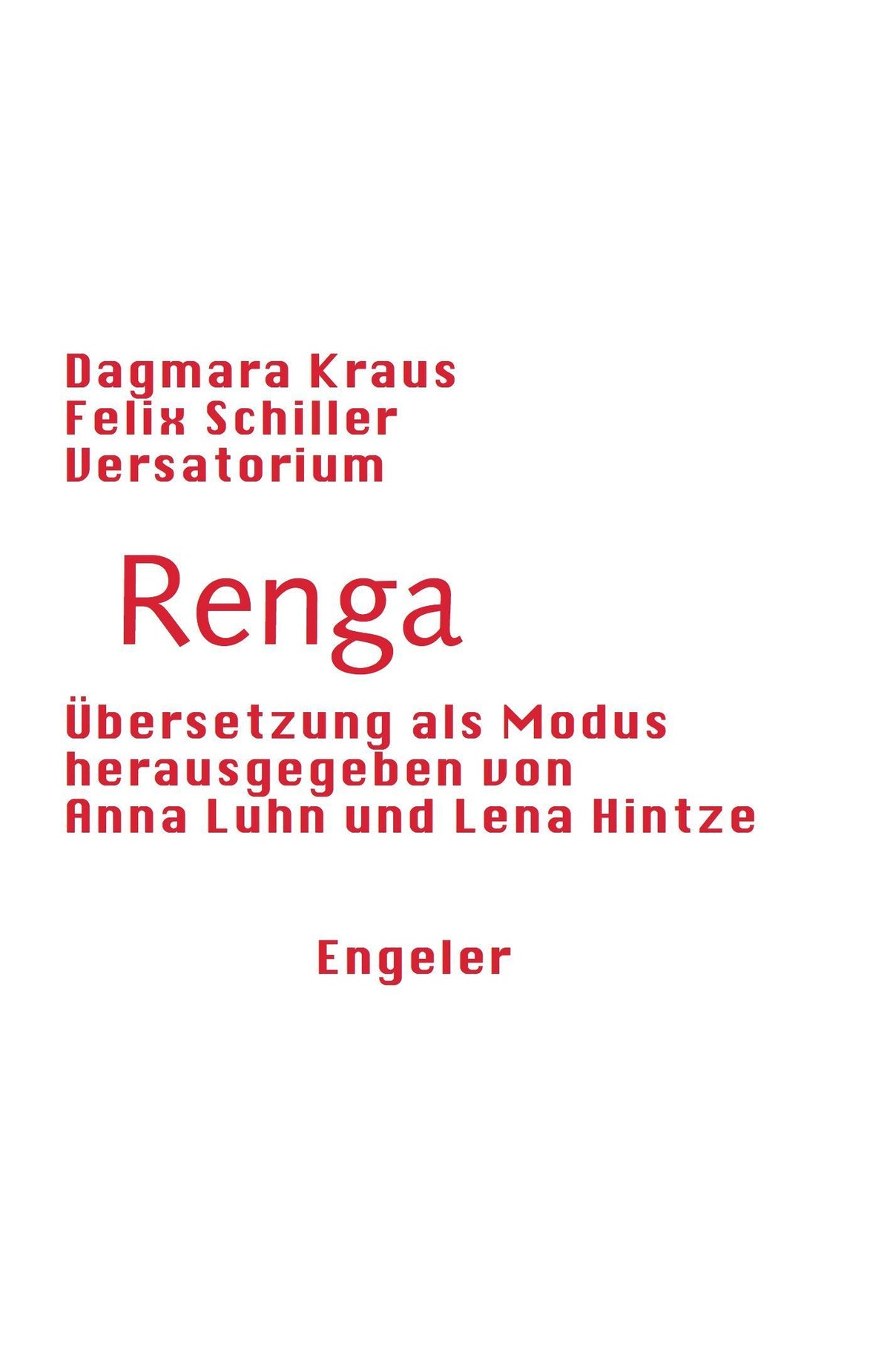 Buchcover: Renga