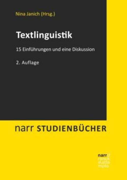 Buchcover: Textlinguistik