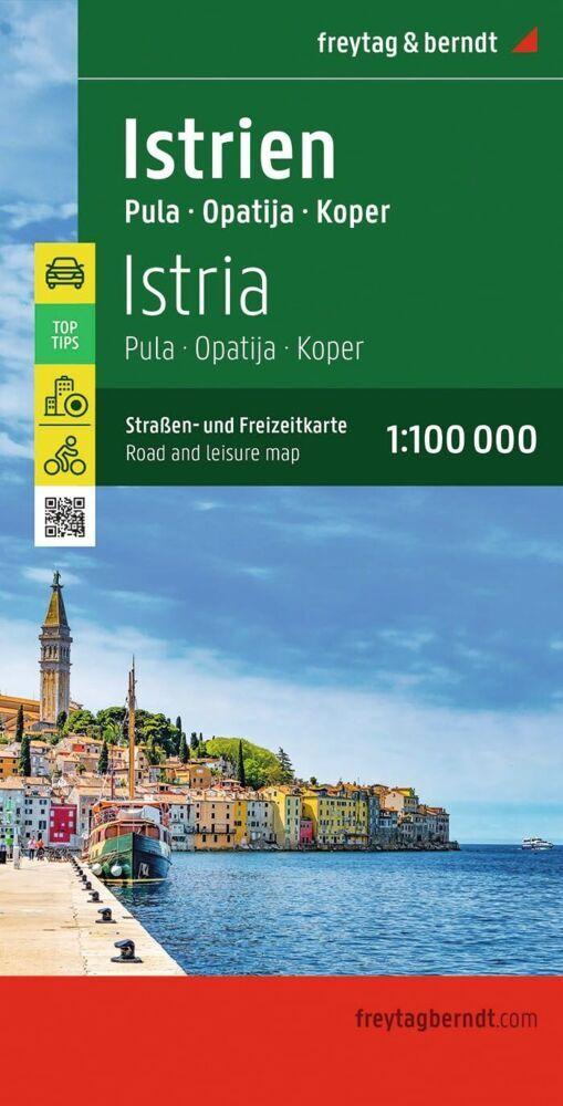 freytag & berndt Straßenkarte Istrien 1:100.000