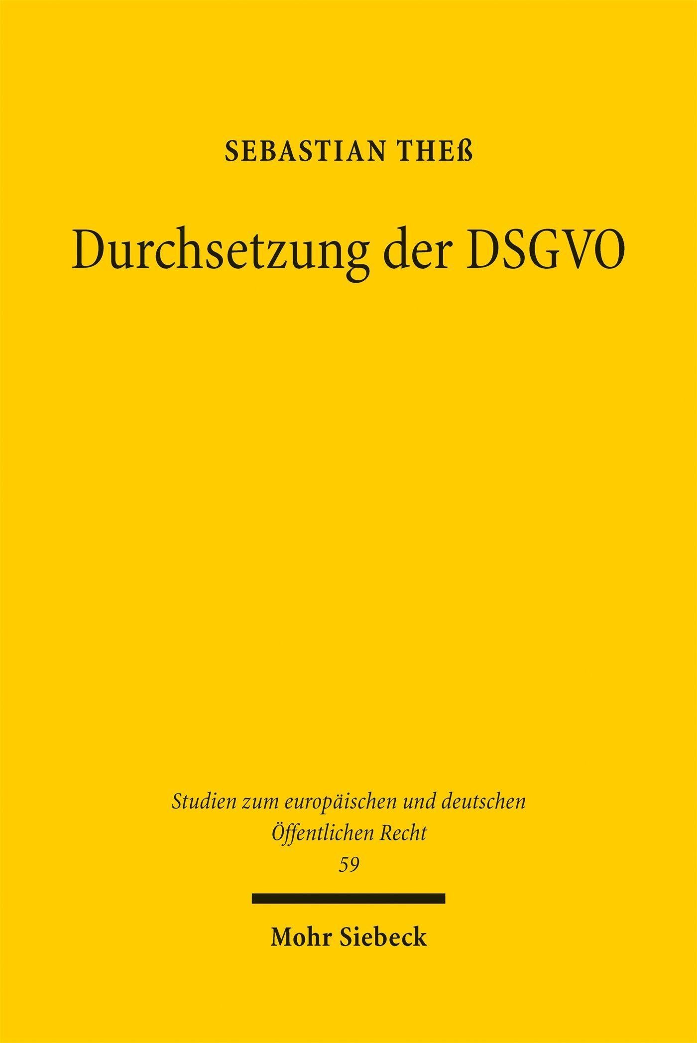 Durchsetzung der DSGVO