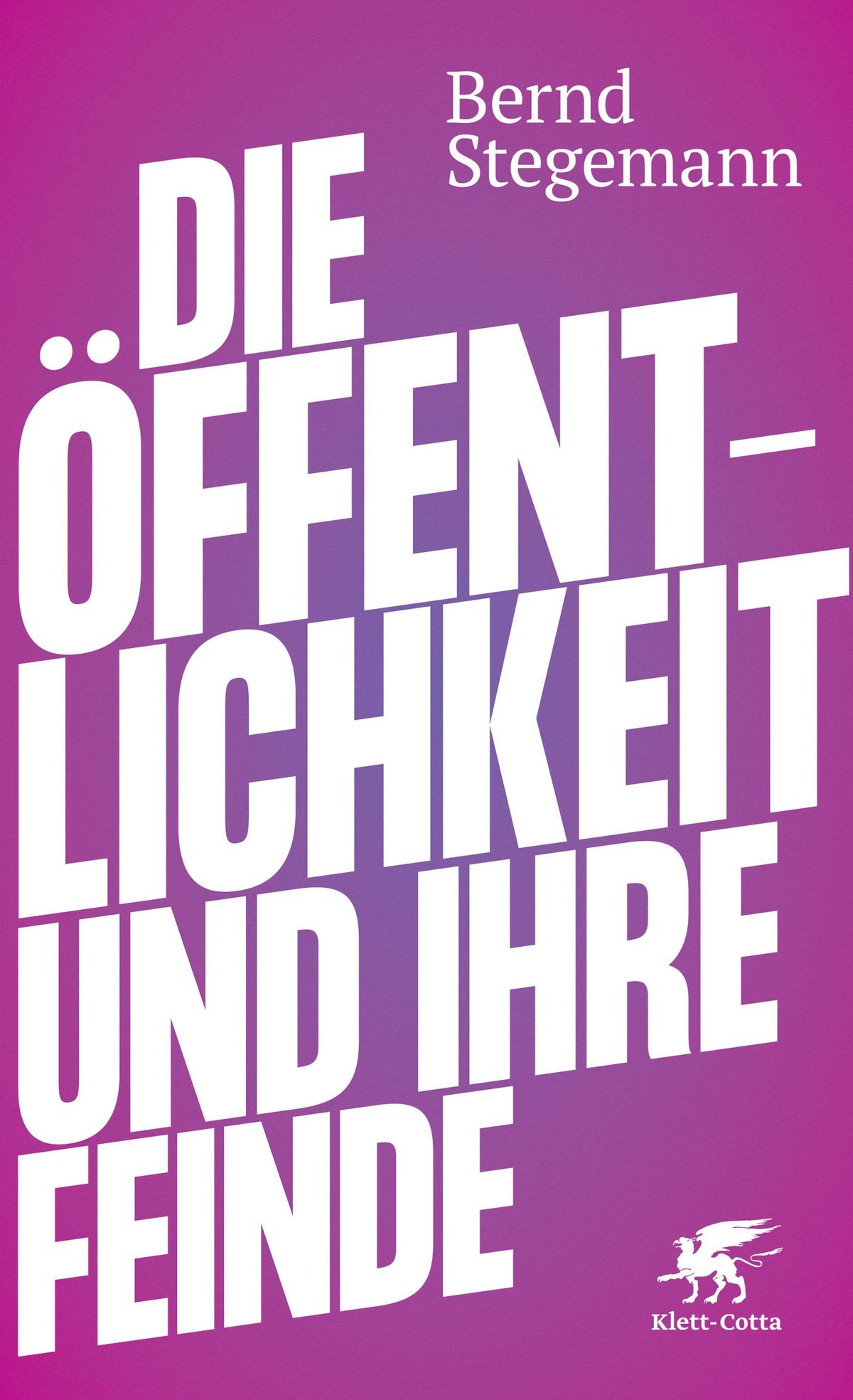 Buchcover: Die Öffentlichkeit und ihre Feinde
