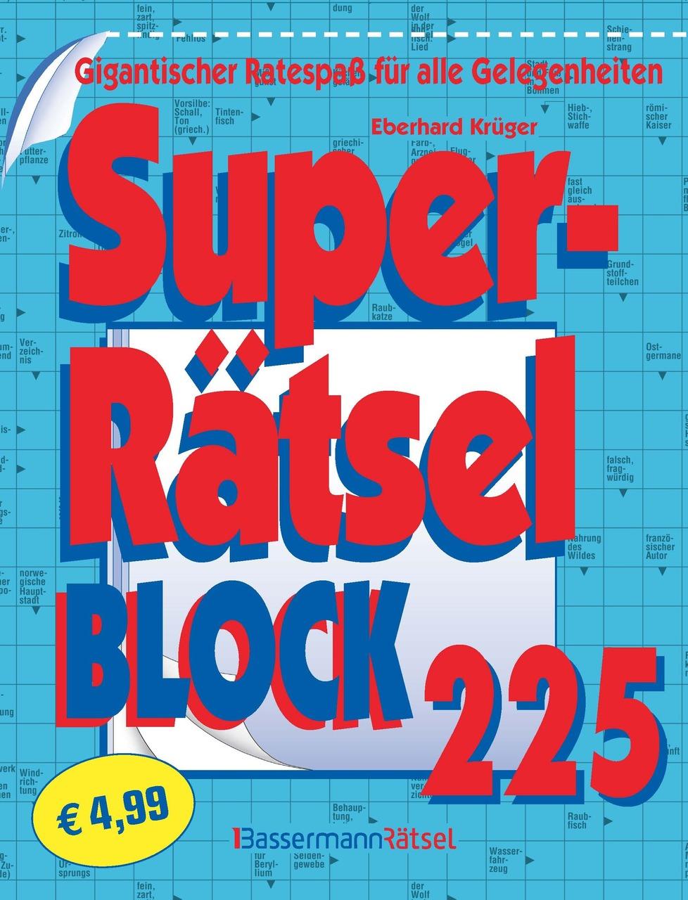 Buchcover: Superrätselblock 225 (5 Exemplare à 4,99 EUR)