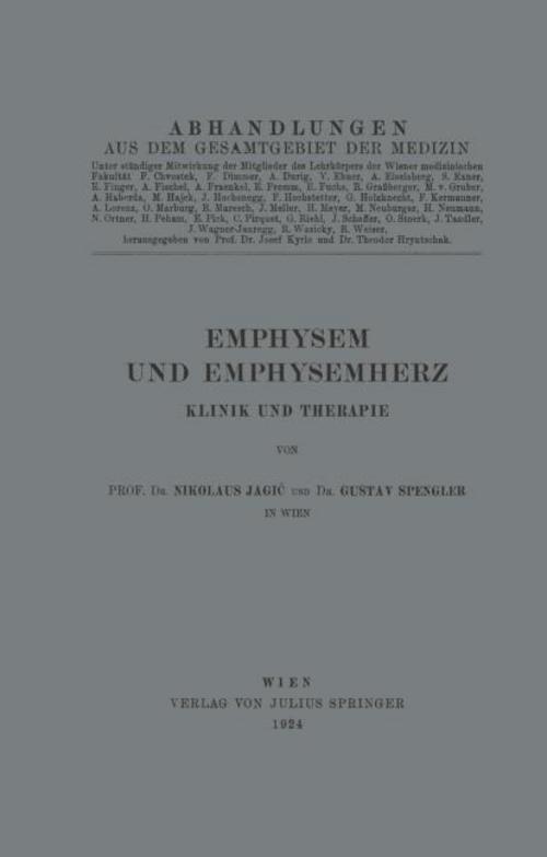 Buchcover: Emphysem und Emphysemherz