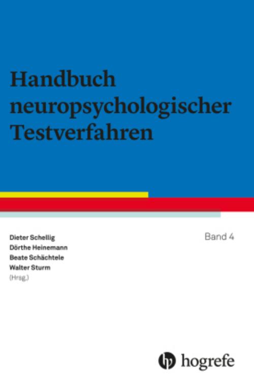 Buchcover: Handbuch neuropsychologischer Testverfahren Band 4