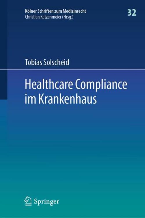 Buchcover: Healthcare Compliance im Krankenhaus